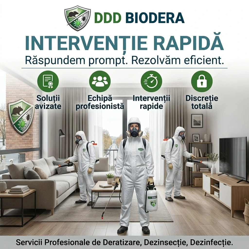 Dezinsectie plosnite în Bucuresti